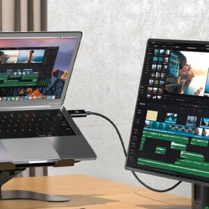 AWEI CL-212T USB-C to HDMI4K 30Hz Cable juodos spalvos - Image 4