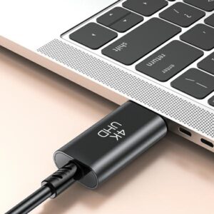 AWEI CL-212T USB-C to HDMI4K 30Hz Cable juodos spalvos - Image 5