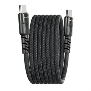 AWEI CL-166T USB-C to USB-C Magnetic Cable juodos spalvos