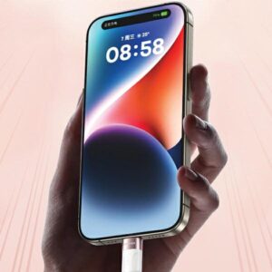 AWEI CL-166T USB-C to USB-C Magnetic Cable juodos spalvos - Image 5