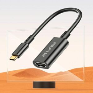 AWEI Adapteris CL-217T USB-C/HDMI black 4k/30Hz - Image 2
