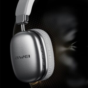 AWEI AT7 Bluetooth Ausinės juodos spalvos - Image 4