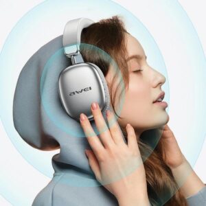 AWEI AT7 Bluetooth Ausinės juodos spalvos - Image 6