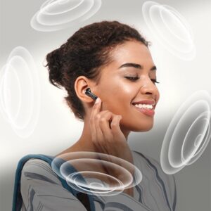 AWEI Bluetooth 5.4 TP97TWS ausinės + docking station juodos spalvos - Image 3