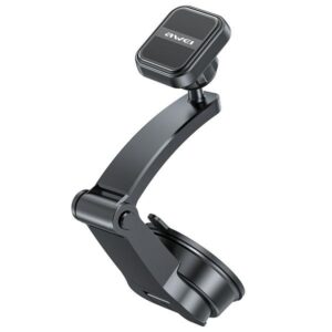 AWEI magnetic car holder X54for windshield/cockpit black - Image 1