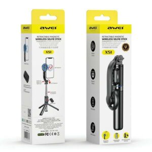 AWEI Selfie Stick X51 juodos spalvos - Image 3