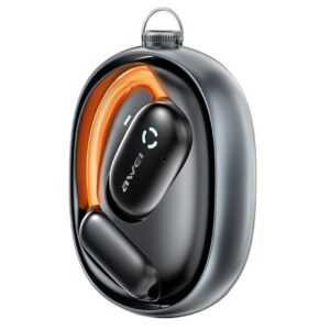 AWEI Bluetooth ausinės 5.4 TZ13 ANC + docking station juodos spalvos - Image 1