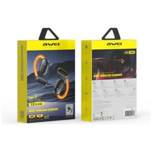AWEI Bluetooth ausinės 5.4 TZ13 ANC + docking station juodos spalvos - Image 7