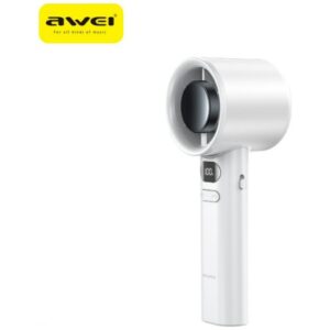Mini Ventiliatorius AWEI F36 2200mAh baltos spalvos - Image 1