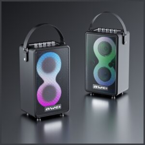 AWEI KA15 Bluetooth 5.3 70W Wireless Speaker juodos spalvos - Image 2