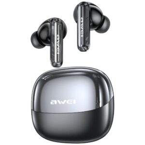 Belaidės ausinės T229 ANC AI with a charging dock gunmetal - Image 1