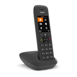 Gigaset C575 DECT telefonas Skambintojo ID Juoda