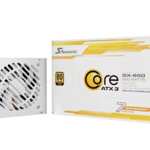 Seasonic CORE GX-650 maitinimo blokas 650 W 20+4 pin ATX ATX Balta