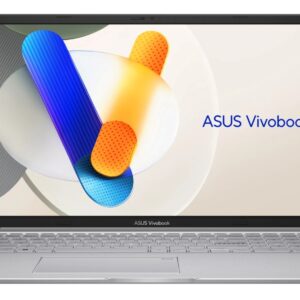 ASUS Vivobook 17 X1704VA-AU1067 Core i5-120U, 17,3 colių FHD IPS lygio ekranas, 60 Hz, 250 nitų, AG, 16 GB DDR5, 512 GB SSD, „Intel“ grafika, 720p kamera, 50 Wh baterija, be operacinės sistemos, „Cool Silver“ spalva - Image 2