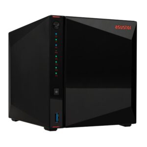 Asustor AS5404T NAS ir duomenų saugojimo serveris „Intel® Celeron®“ N5105 4 GB DDR4 0 TB ADM Juoda - Image 2
