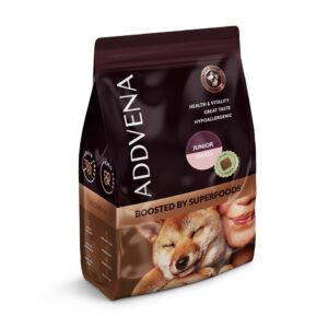 ADDVENA Boosted by superfoods Junior Small Beef - sausas maistas šunims - 2,5kg
