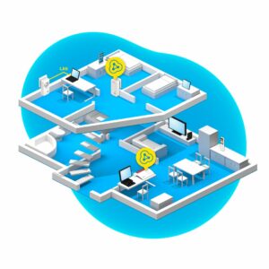 Powerline FRITZ! 1260E WLAN Set 1200 Mbit/ai Ethernet LAN jungtis „Wi-Fi“ Balta - Image 3