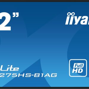 iiyama LH3275HS-B1AG ženklų ekranas Skaitmeninis informacinis plokščias ekranas 80 cm (31.5") LCD „Wi-Fi“ 500 cd/m² „Full HD“ Juoda Integruotas procesorius Android 11 24/7 - Image 2