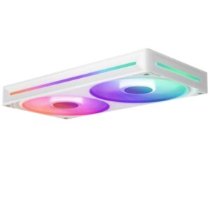 NZXT RF-U24HF-W1 Kompiuterio aušinimo sistema Kompiuterio korpusui Ventiliatorius Balta - Image 3