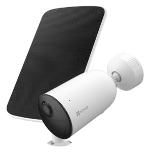 Akumuliatorinė Wi-Fi kamera CB3 (AOV) + saulės baterija 5200 mAh Balta