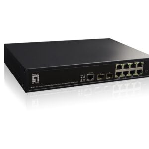 LevelOne GEP-1061 tinklo komutatorius Valdomas L2 Gigabit Ethernet (10/100/1000) Maitinimas per Eternetą (PoE) Juoda - Image 3
