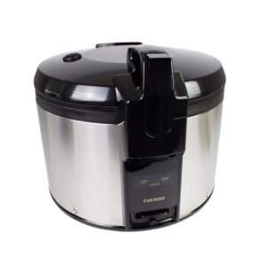 Cuckoo SR-4600 ryžių virimo aparatas 4,6 L Juoda, Nerūdijančiojo plieno