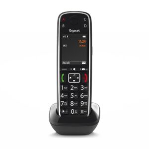 Gigaset E720HX Analoginio ryšio / DECT telefonas Skambintojo ID Juoda
