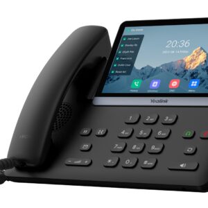 Yealink T77U IP telefonas Juoda LCD - Image 3