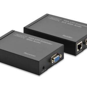 Digitus DS-53400 vaizdo ir garso signalų ilgintuvas AV siųstuvas ir imtuvas - Image 1
