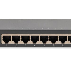 Digitus DN-80066-1 tinklo komutatorius Ne-valdomas Gigabit Ethernet (10/100/1000) Juoda - Image 2