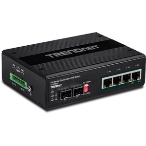 Trendnet TI-UPG62 tinklo komutatorius Ne-valdomas L2 Gigabit Ethernet (10/100/1000) Maitinimas per Eternetą (PoE) Juoda - Image 3