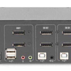Digitus DS-12862 KVM jungiklis Juoda - Image 2