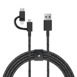 Native Union Belt Cable Universal (USB-A - USB-C, Micro USB, Lightning) 2m, cosmos - Image 2