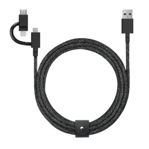 Native Union Belt Cable Universal (USB-A - USB-C, Micro USB, Lightning) 2m, cosmos