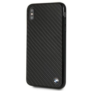 kietas dėklas BMW BMHCI65MBC Apple iPhone Xs Max juodos spalvos Siganture-Carbon - Image 2