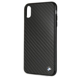 kietas dėklas BMW BMHCI65MBC Apple iPhone Xs Max juodos spalvos Siganture-Carbon - Image 3