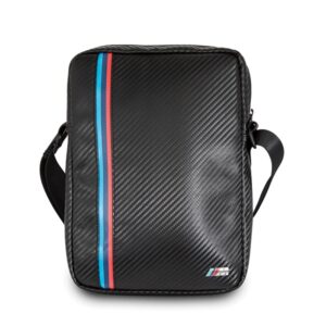 BMW BMTB8MCPBK Tablet Bag 8" juodos spalvos Carbon / Tricolor Stripe - Image 1