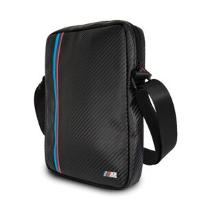 BMW BMTB8MCPBK Tablet Bag 8" juodos spalvos Carbon / Tricolor Stripe - Image 2