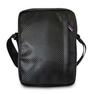 BMW BMTB8MCPBK Tablet Bag 8" juodos spalvos Carbon / Tricolor Stripe - Image 3