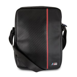 BMW BMTB8CAPRBK Tablet Bag 8" juodos spalvos Carbon / Red Stripe - Image 1