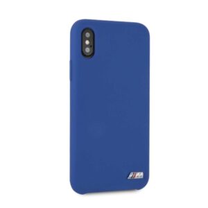 kietas dėklas BMW BMHCPXMSILNA Apple iPhone X/Xs navy Silicone M Collection - Image 2