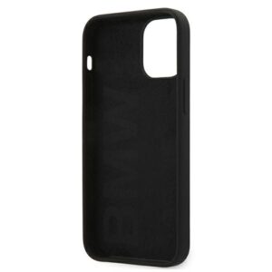 BMW BMHCP12SSILBK Apple iPhone 12 mini 5.4" juodos spalvos kietas dėklas Silicone Signature - Image 7