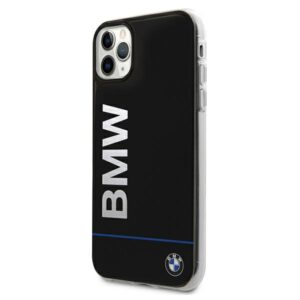 BMW BMHCN65PCUBBK Apple iPhone 11 Pro Max 6.5" juodos spalvos kietas dėklas Signature Printed Logo - Image 2