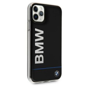 BMW BMHCN65PCUBBK Apple iPhone 11 Pro Max 6.5" juodos spalvos kietas dėklas Signature Printed Logo - Image 4