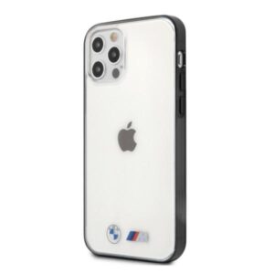 BMW BMHCP12LMBTOK Apple iPhone 12 Pro Max 6,7" skaidrus kietas dėklas Sandblast - Image 2