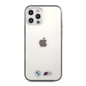 BMW BMHCP12LMBTOK Apple iPhone 12 Pro Max 6,7" skaidrus kietas dėklas Sandblast - Image 3