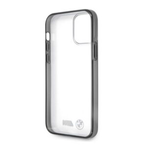 BMW BMHCP12LMBTOK Apple iPhone 12 Pro Max 6,7" skaidrus kietas dėklas Sandblast - Image 7