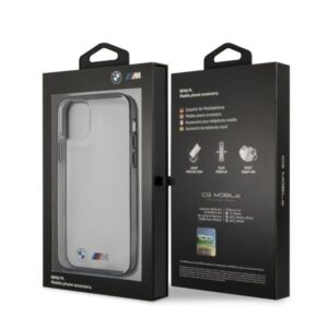 BMW BMHCP12LMBTOK Apple iPhone 12 Pro Max 6,7" skaidrus kietas dėklas Sandblast - Image 8
