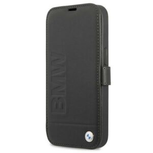 BMW BMFLBKP13SSLLBK Apple iPhone 13 mini 5,4" juodos spalvos book Signature