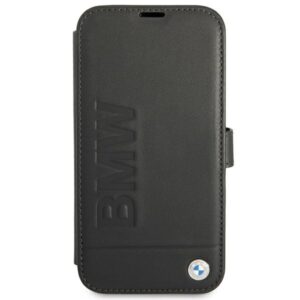 BMW BMFLBKP13SSLLBK Apple iPhone 13 mini 5,4" juodos spalvos book Signature - Image 2